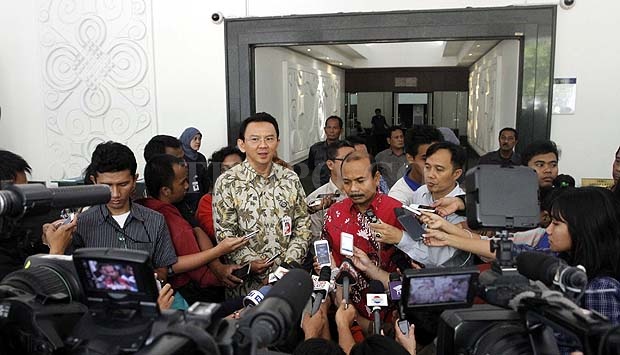 Ahok Temui Andrinov Selaraskan Pembangunan DKI dan Pemerintah